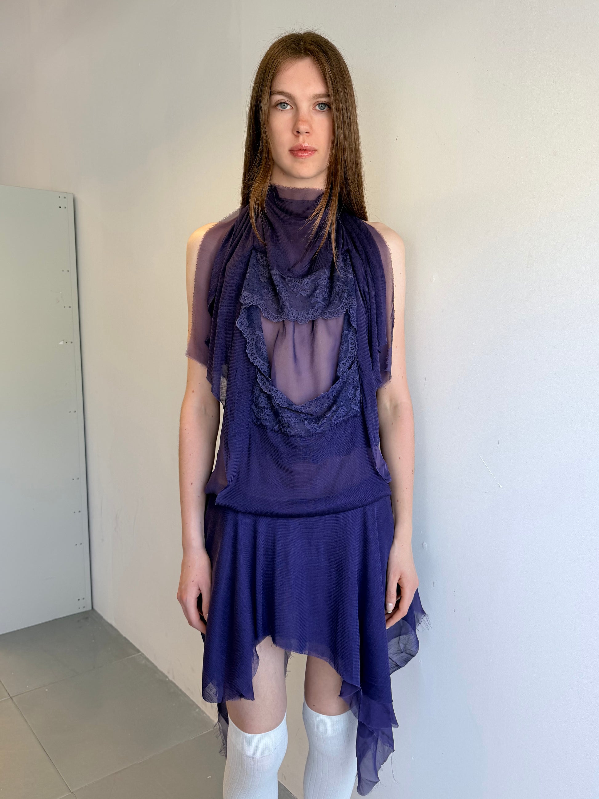 asymmetrical ixia dress