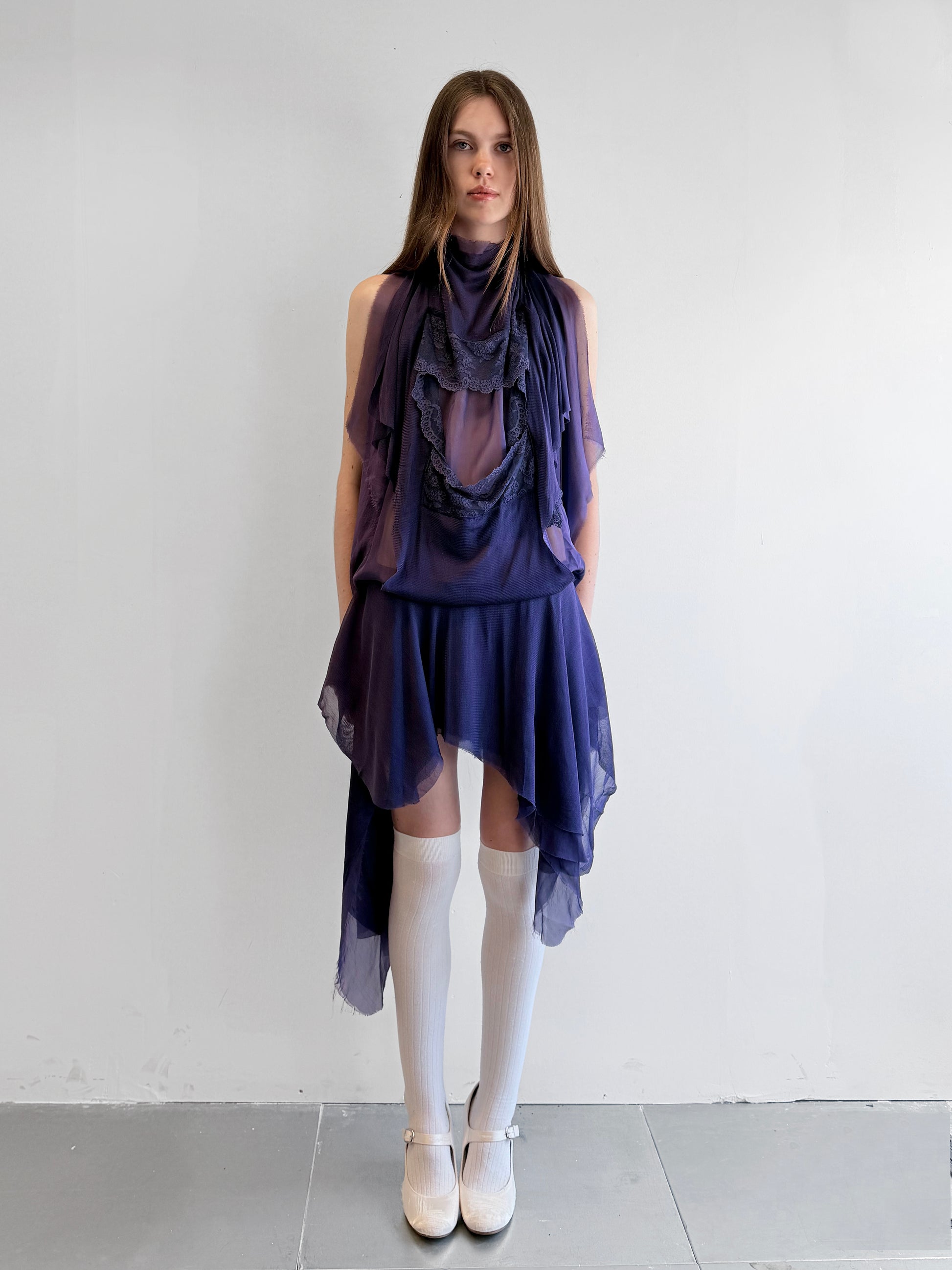 asymmetrical ixia dress