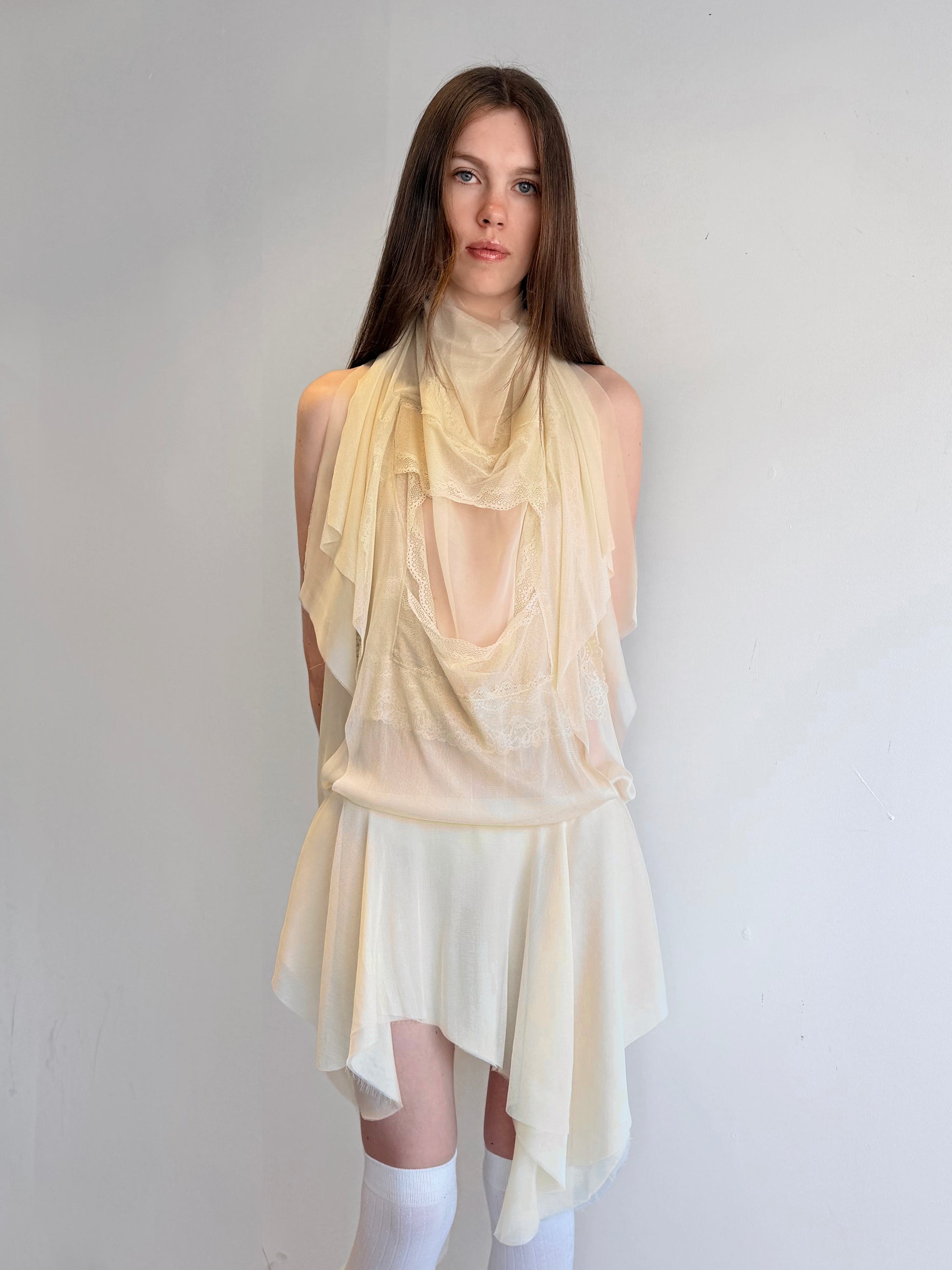 asymmetrical ixia dress