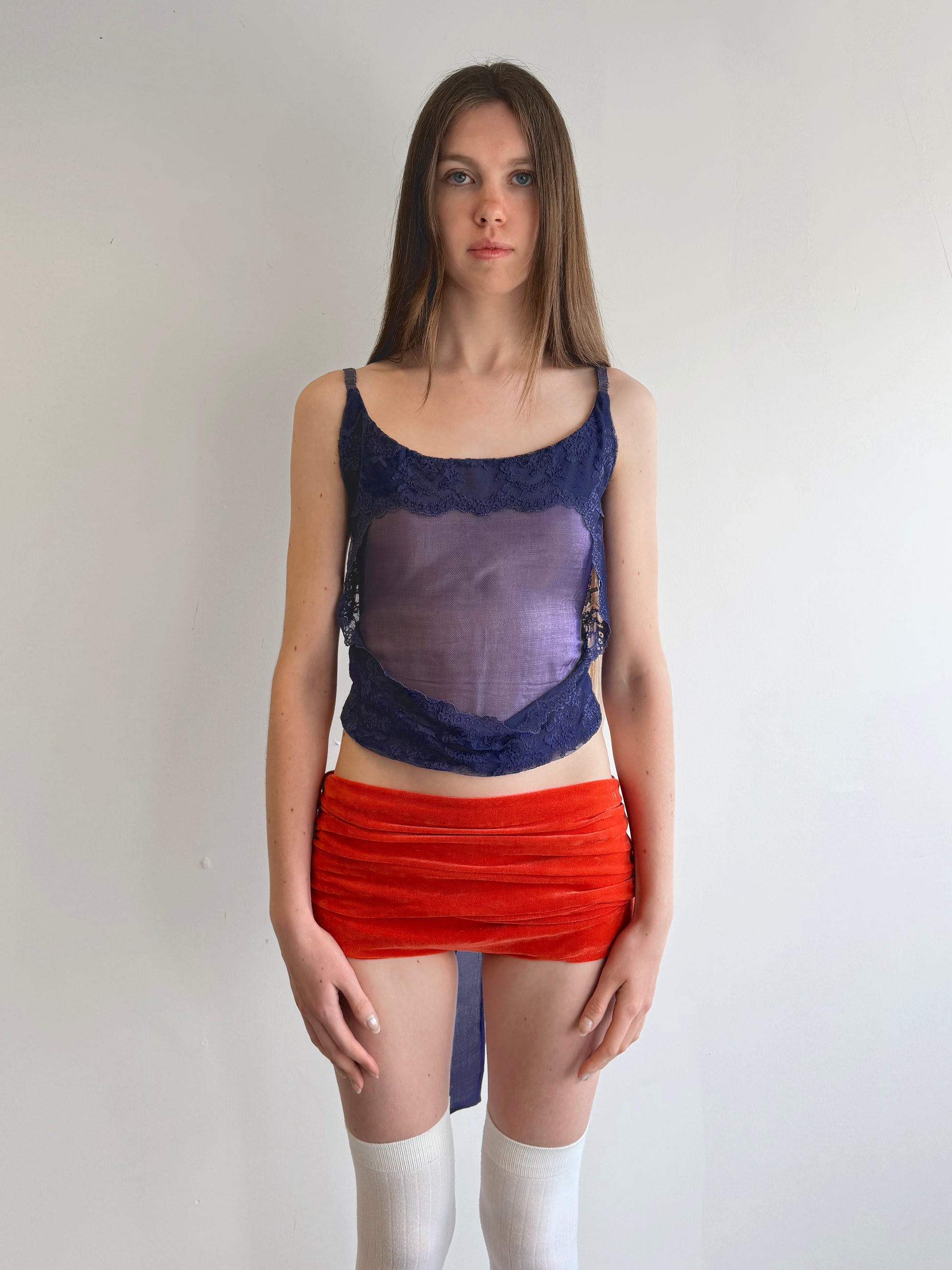 lace frame tank