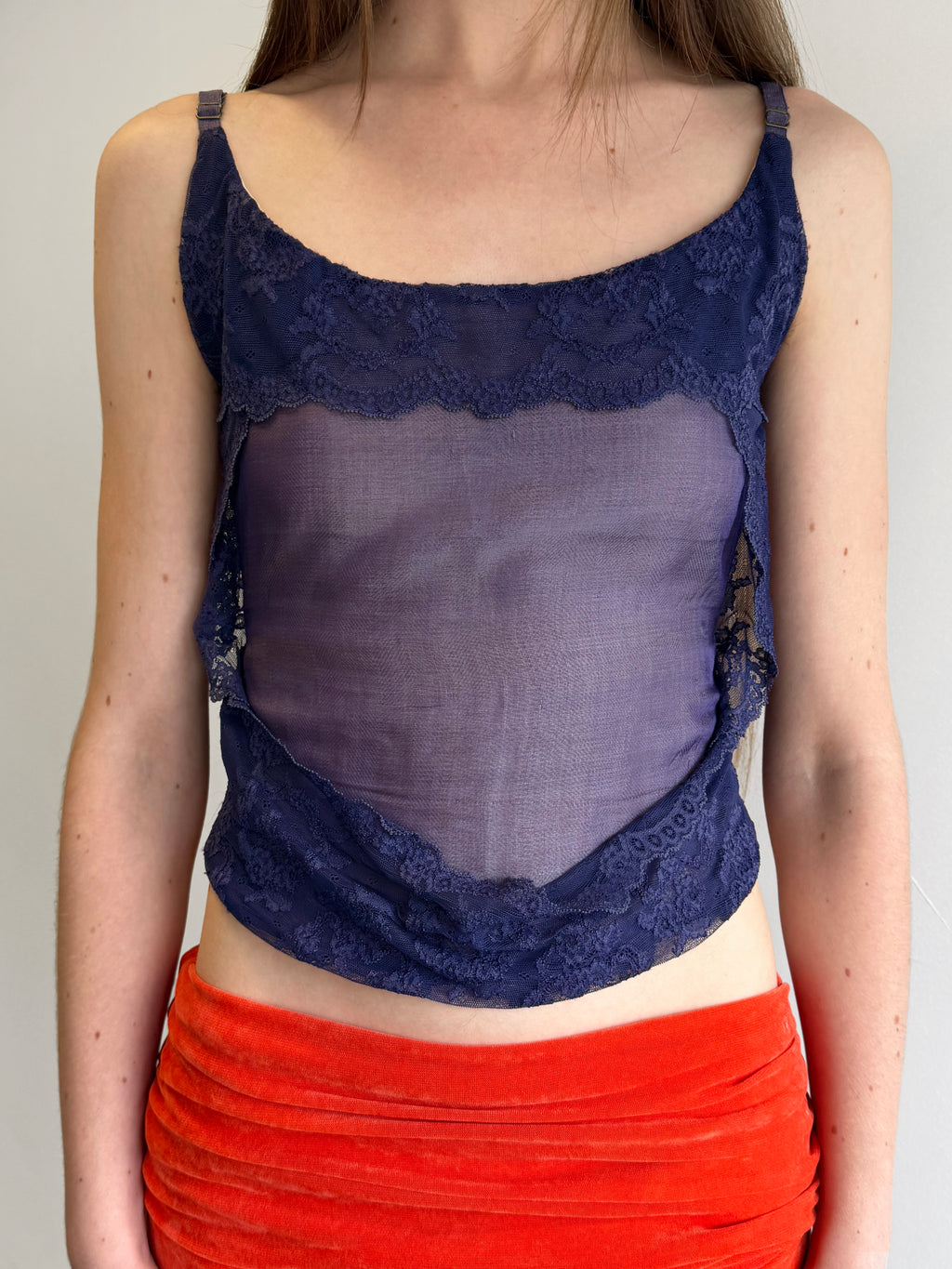 lace frame tank