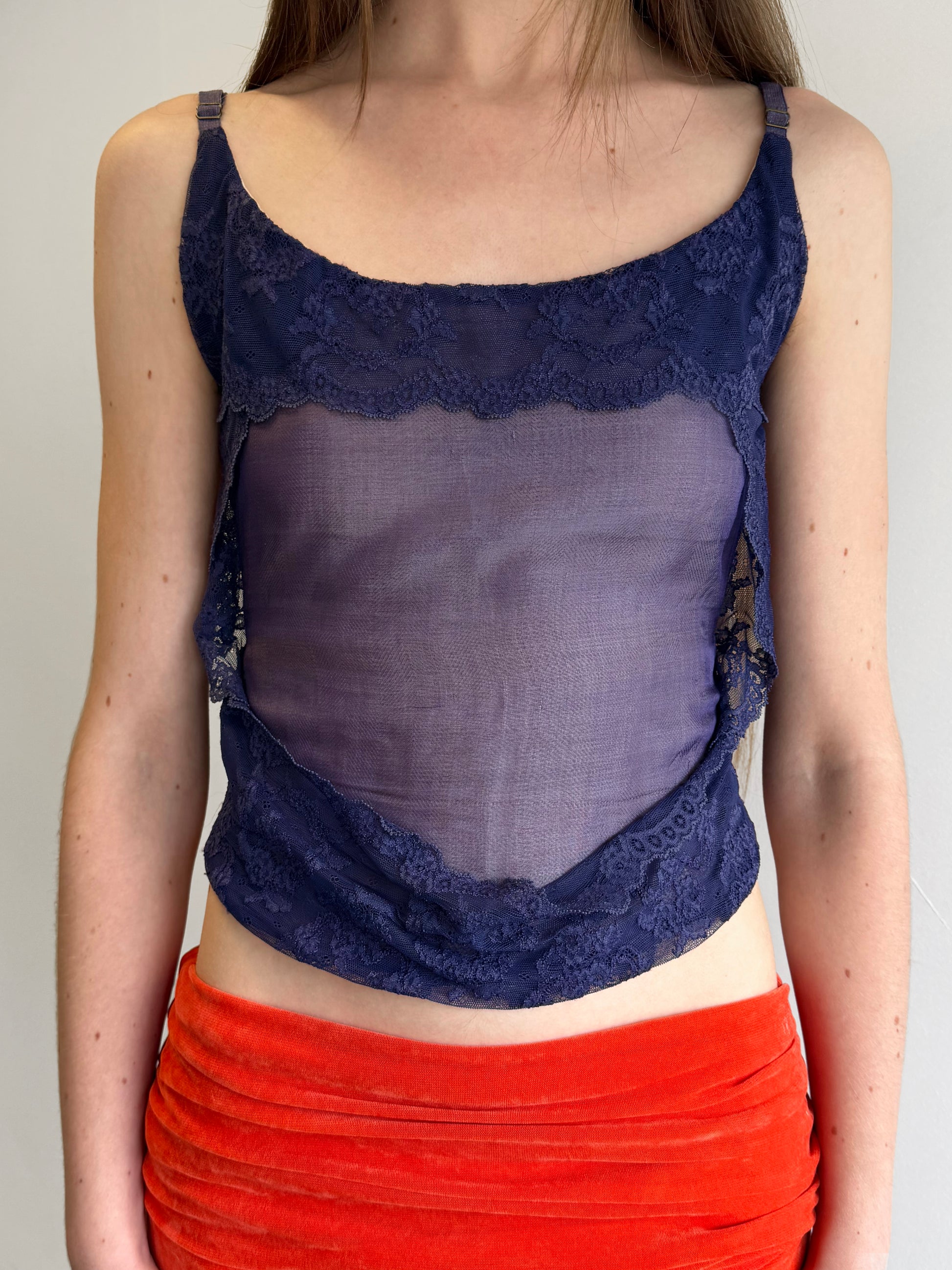 lace frame tank