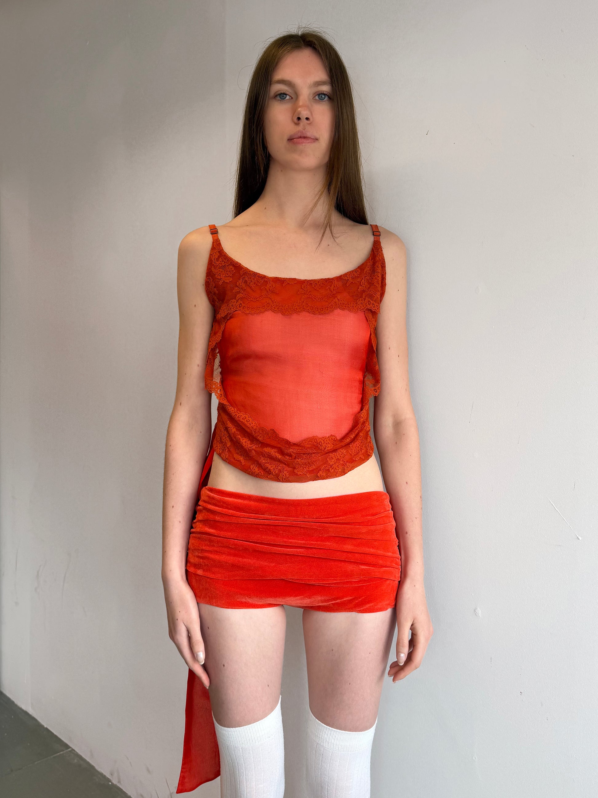 lace frame tank