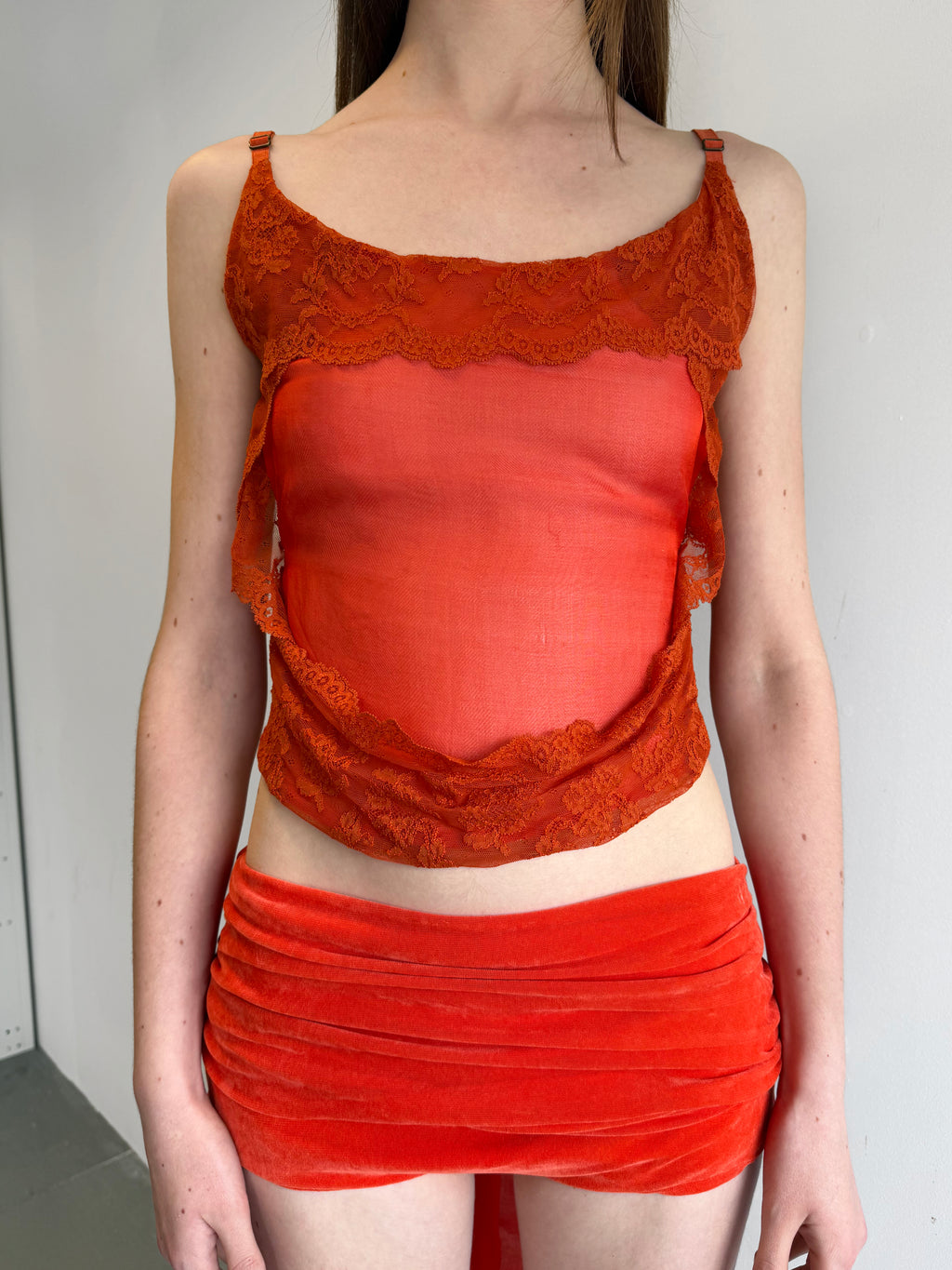 lace frame tank